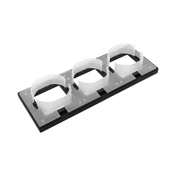 Рамка 3-м Эпика IP44 пластик черн. EKF UP1-FPB-03-44