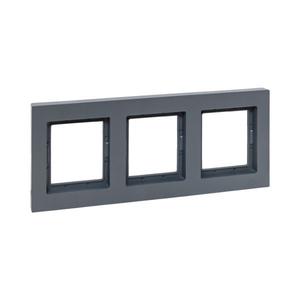 Рамка 3-м Эпика IP44 пластик графит EKF UP1-FPG-03-44