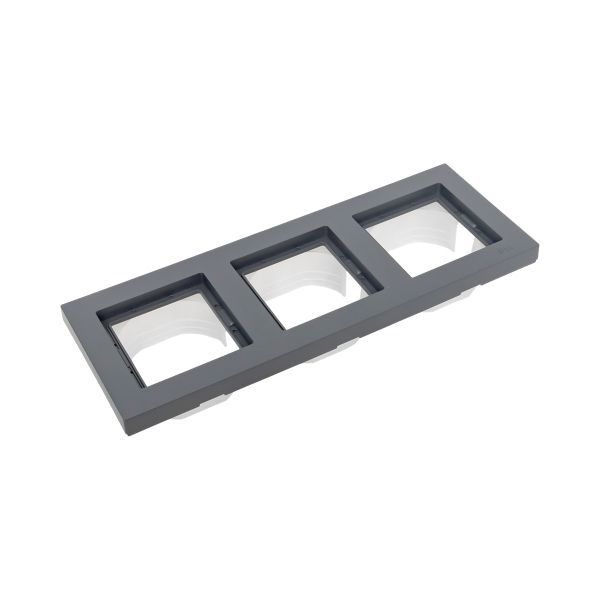 Рамка 3-м Эпика IP44 пластик графит EKF UP1-FPG-03-44