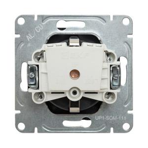 Розетка СП Эпика 16А с заземл. защ. шторки механизм мокко EKF UP1-SOM-111