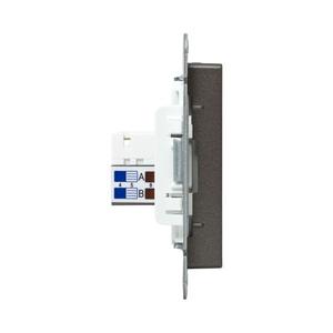Розетка компьютерная СП Эпика RJ45 кат.5 механизм мокко EKF UP1-SOM-RJ45-5