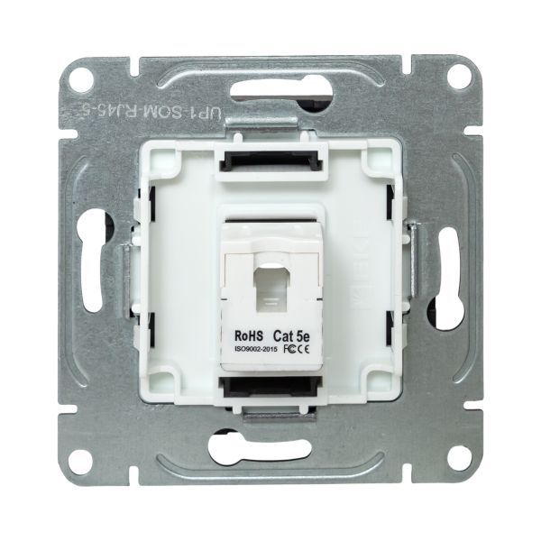Розетка компьютерная СП Эпика RJ45 кат.5 механизм мокко EKF UP1-SOM-RJ45-5