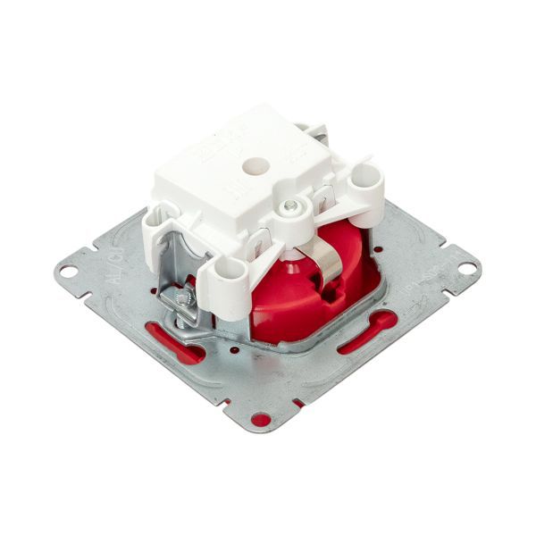 Розетка СП Эпика 16А с заземл. защ. шторки механизм красн. EKF UP1-SOR-111