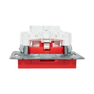 Розетка СП Эпика 16А с заземл. защ. шторки механизм красн. EKF UP1-SOR-111