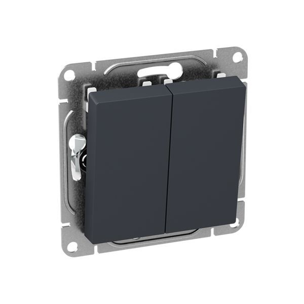 Выключатель для жалюзи СП Эпика механизм графит EKF UP1-SWG-25
