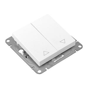 Выключатель для жалюзи Эпика механизм бел. EKF UP1-SWW-25