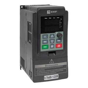 Преобразователь частоты 0.75/1.5кВт 1х230В VECTOR-100 PROxima EKF VT100-0R7-1B