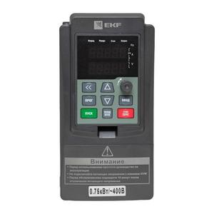 Преобразователь частоты 0.75/1.5кВт 3х400В VECTOR-100 PROxima EKF VT100-0R7-3B