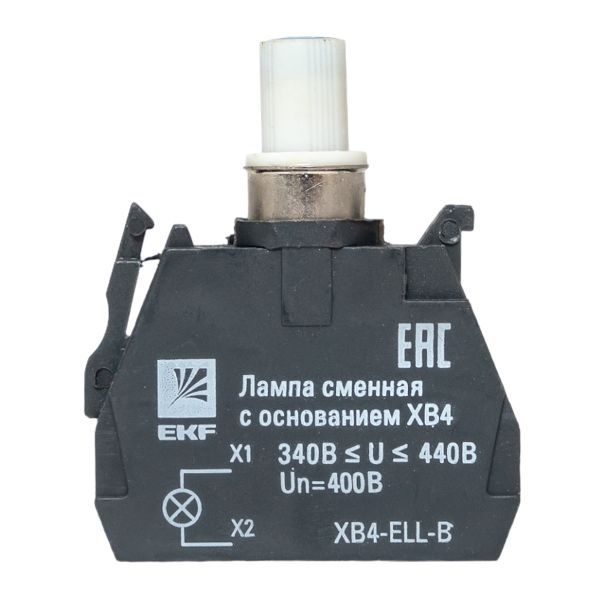 Лампа сменная с основанием XB4 син. 400В PROxima EKF XB4-ELL-B