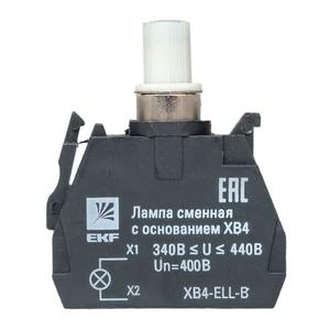 Лампа сменная с основанием XB4 син. 400В PROxima EKF XB4-ELL-B