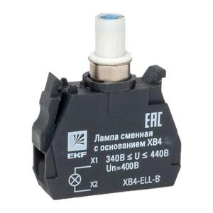 Лампа сменная с основанием XB4 син. 400В PROxima EKF XB4-ELL-B