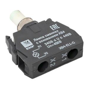 Лампа сменная с основанием XB4 зел. 400В PROxima EKF XB4-ELL-G