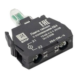 Лампа сменная с основанием XB4 зел. 230В PROxima EKF XB4-EML-G