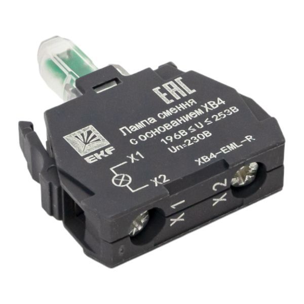 Лампа сменная с основанием XB4 красн. 230В PROxima EKF XB4-EML-R