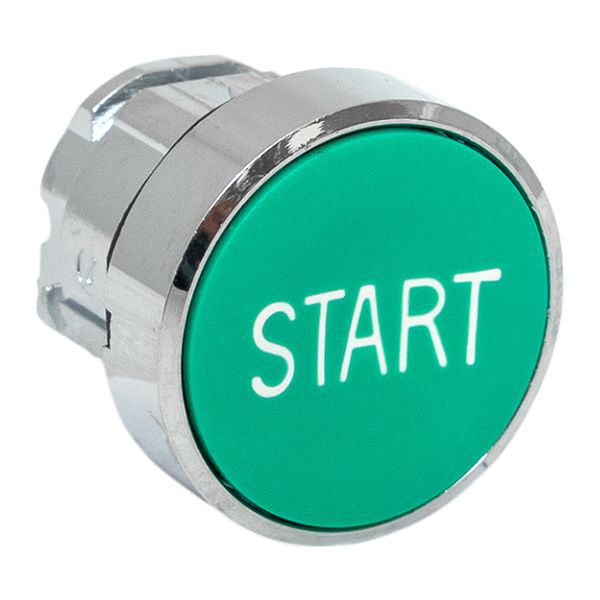 Механизм кнопки исполнительный "START" XB4 IP65 плоский возвратный без фиксации зел. EKF XB4BA-3160C-65