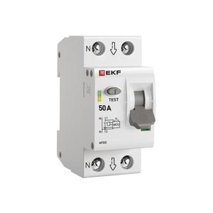 Устройство защиты от дугового пробоя (УЗДП) 1P+N 50А PROxima EKF afdd-2-50-pro