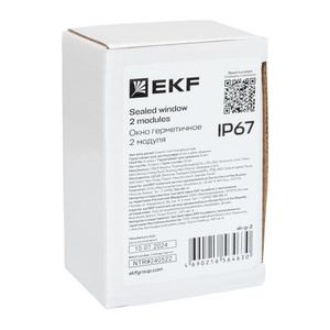 Окно герметичное 2 мод. IP67 PROxima EKF ak-g-2