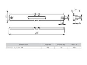 Соединитель безвинтовой INOX EKF bvc-INOX