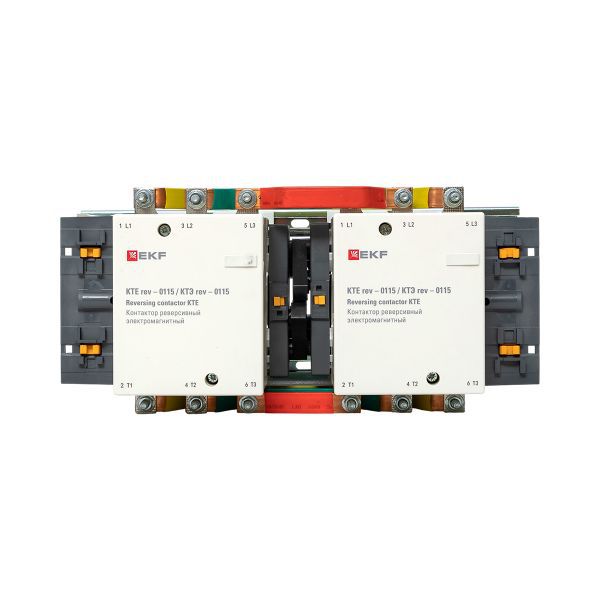 Контактор реверсивный КТЭ-1 115А кат. 400В AC 2НО EKF ctr-b-r-115-380