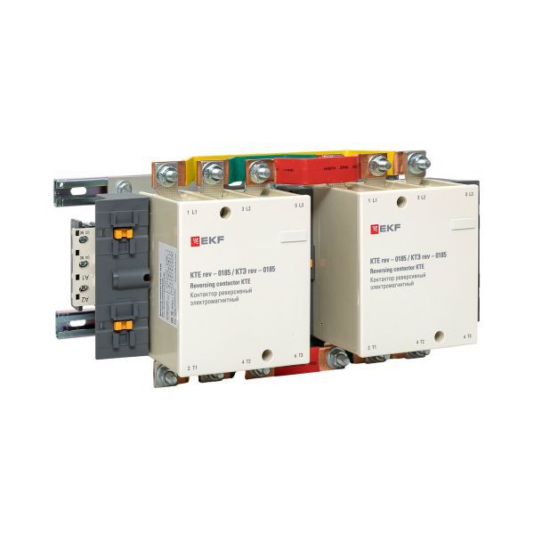 Контактор реверсивный КТЭ-1 185А кат. 400В AC 2НО EKF ctr-b-r-185-380