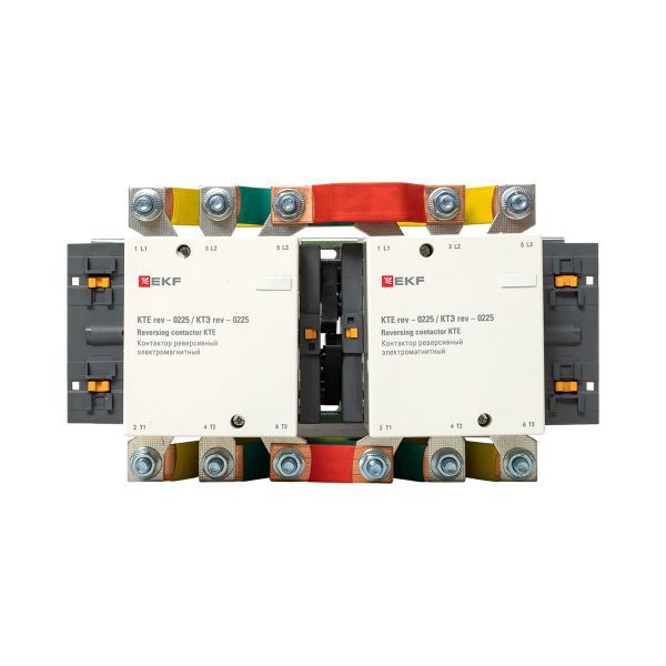 Контактор реверсивный КТЭ-1 225А кат. 400В AC 2НО EKF ctr-b-r-225-380