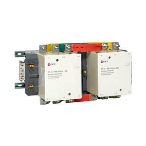 Контактор реверсивный КТЭ-1 265А кат. 400В AC 2НО EKF ctr-b-r-265-380