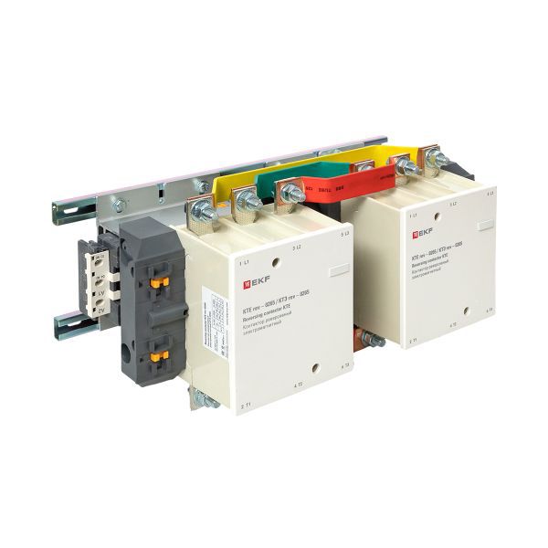 Контактор реверсивный КТЭ-1 265А кат. 400В AC 2НО EKF ctr-b-r-265-380