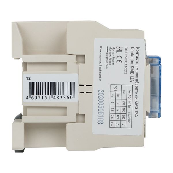 Контактор КМЭ-1 12А кат. 24В AC 1НО EKF ctr-s-12-24