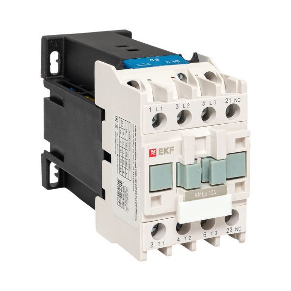 Контактор КМЭп-1 12А кат. 24В DC 1НЗ EKF ctr-s-12-24-1НЗ-p