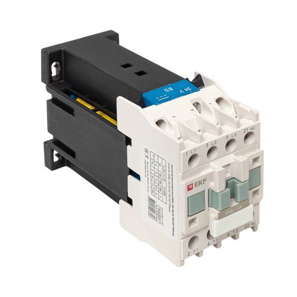 Контактор КМЭп-1 12А кат. 24В DC 1НЗ EKF ctr-s-12-24-1НЗ-p