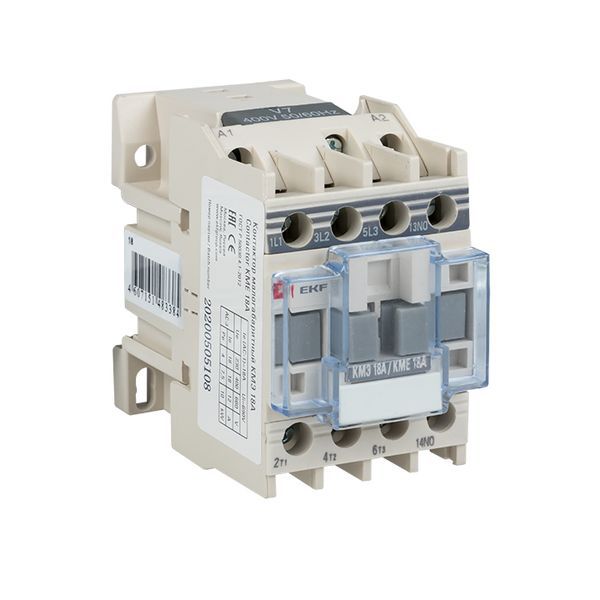 Контактор КМЭ-1 18А кат. 24В AC 1НО EKF ctr-s-18-24