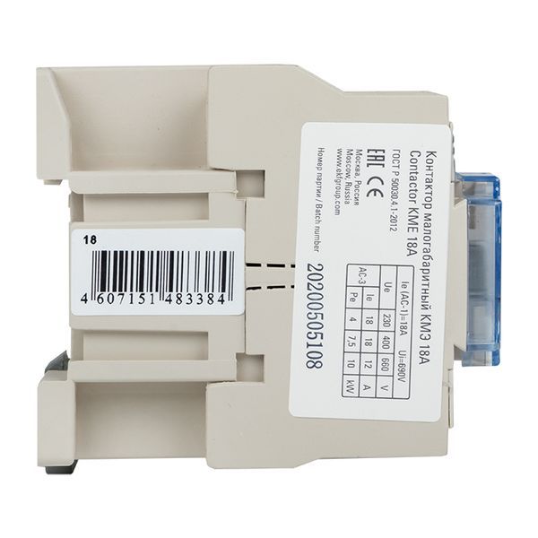 Контактор КМЭ-1 18А кат. 24В AC 1НО EKF ctr-s-18-24