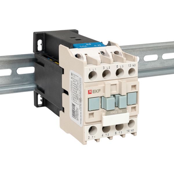 Контактор КМЭп-2 18А кат. 24В DC 1НО EKF ctr-s-18-24-p