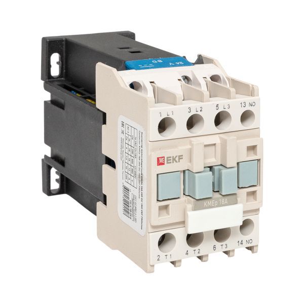 Контактор КМЭп-2 18А кат. 24В DC 1НО EKF ctr-s-18-24-p