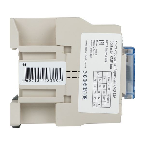 Контактор КМЭ-1 18А кат. 400В AC 1НО EKF ctr-s-18-380