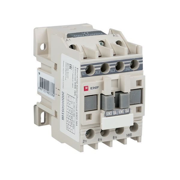 Контактор КМЭ-1 18А кат. 400В AC 1НО EKF ctr-s-18-380