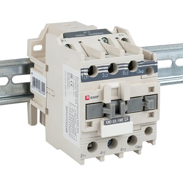 Контактор КМЭ-2 32А кат. 230В AC 1НО EKF ctr-s-32-220