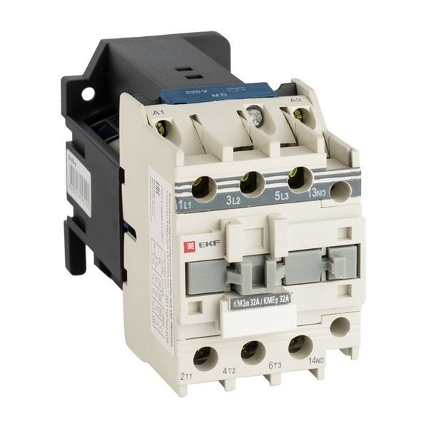 Контактор КМЭп-4 32А кат. 220В DC 1НЗ EKF ctr-s-32-220-nc-p
