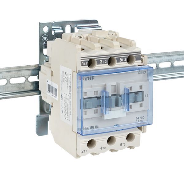 Контактор КМЭ-3 40А кат. 24В AC 1НО+1НЗ EKF ctr-s-40-24
