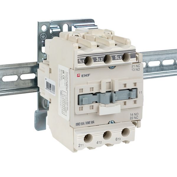 Контактор КМЭ-3 50А кат. 36В AC 1НО+1НЗ EKF ctr-s-50-36