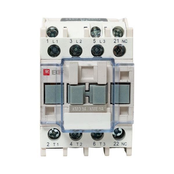 Контактор КМЭ-1 9А кат. 230В AC 1НЗ EKF ctr-s-9-220-nc