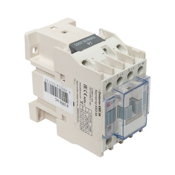Контактор КМЭ-1 9А кат. 230В AC 1НЗ EKF ctr-s-9-220-nc