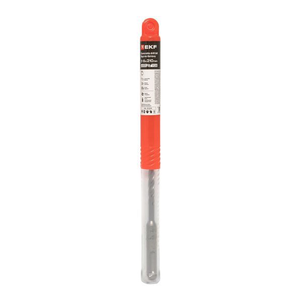 Бур по бетону SDS-plus 6х210 мм (4 резца) Professional EKF db-6-210-4x4-ue
