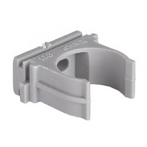 Держатель для труб (клипса) для ручного монтажа d25мм сер. Plast (уп.100шт) EKF derj-z-25sn