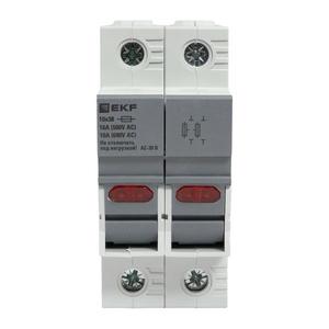 Предохранитель-разъединитель DF 10х38 2п (тип ПВЦ) EKF df102-e