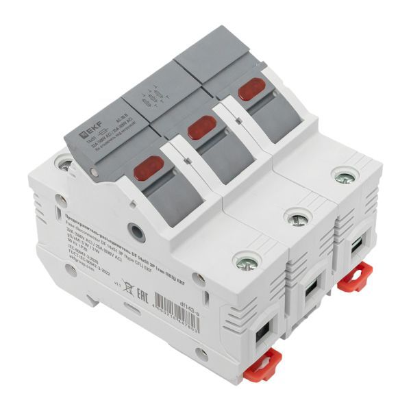 Предохранитель-разъединитель DF 14х51 3п (тип ПВЦ) EKF df143-e