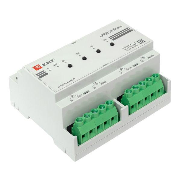Контроллер ePRO 24 удаленного управления 6вх\4вых 230В WiFi Home EKF ePRO-h-10-4-230-W