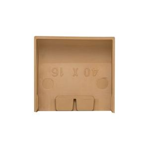 Заглушка 40х16 под свет. дерево Plast PROxima (уп.4шт) EKF ecl-40-16x4