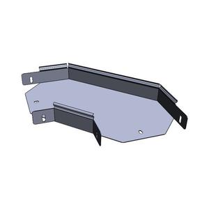 Угол для лотка горизонт. 45град. 80х100 плоский EKF g4580100-FL