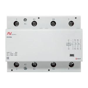 Контактор модульный КМ 80А 2NO+2NC 230В AC (6 мод.) AVERES EKF km-av-6-80-22-230V